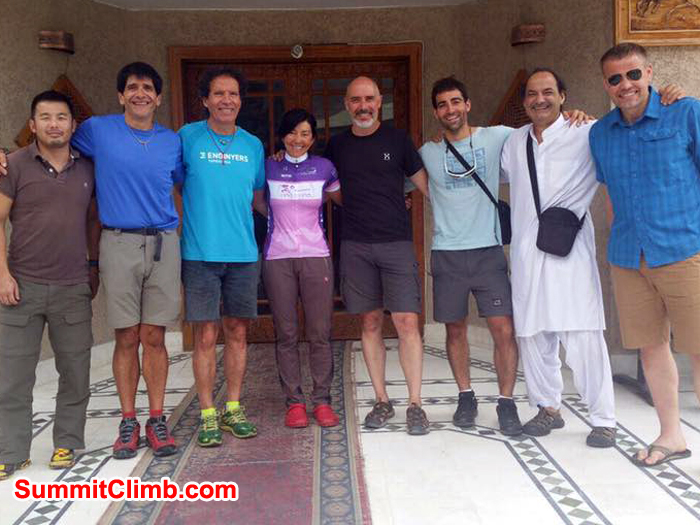 Broad Peak team in Skardu